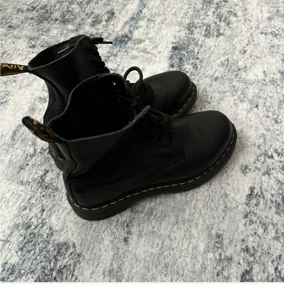 Dr. Martens Black Combat Boots - Picture 2 of 5